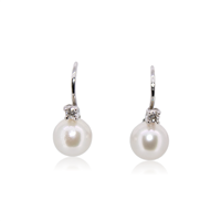 Earrings Salvini Woman in White Gold Diamante 0.10 Ct 72053531 - 72053531